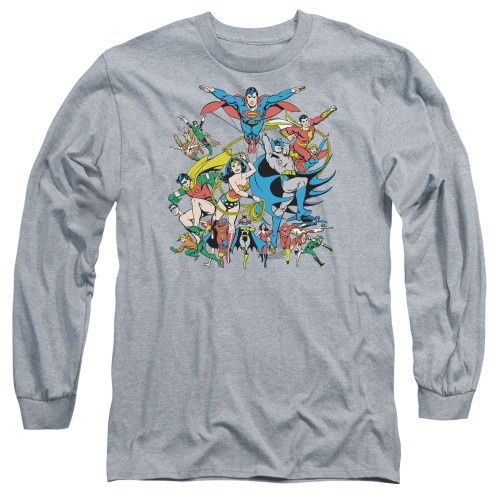 Image for Justice League of America Long Sleeve T-Shirt - Justice League Assemble