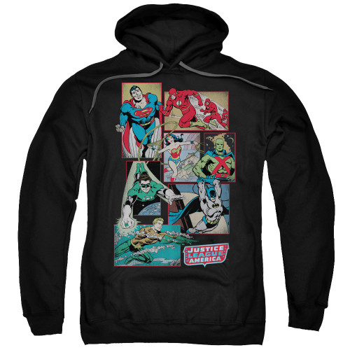 Image for Justice League of America Hoodie - Justice League Boxes