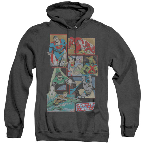 Image for Justice League of America Heather Hoodie - Justice League Boxes