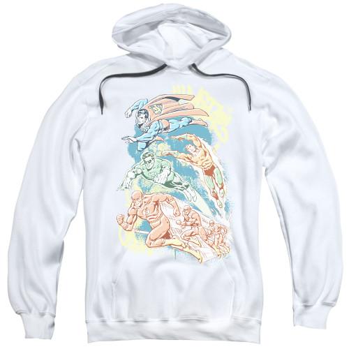 Image for Justice League of America Hoodie - Halftone League