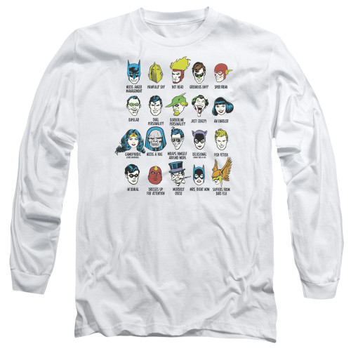 Image for Justice League of America Long Sleeve T-Shirt - Superhero Issues