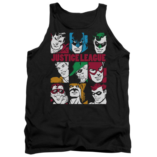 Image for Justice League of America Tank Top - Nine Blocks of Justice
