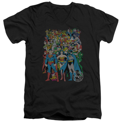 Image for Justice League of America V-Neck T-Shirt Original Universe