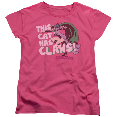 Image for Justice League of America Woman's T-Shirt - Claws