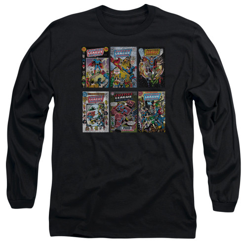 Image for Justice League of America Long Sleeve T-Shirt - DCO Covers