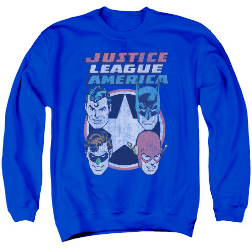 Image for Justice League of America Crewneck - 4 Stars