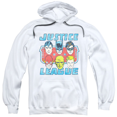 Image for Justice League of America Hoodie - Faces of Justice