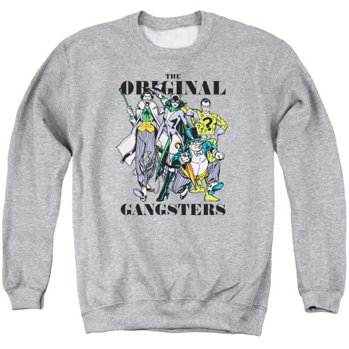 Image for Justice League of America Crewneck - Original Gangsters on Grey