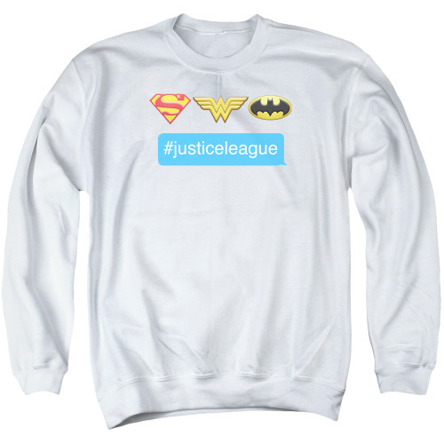 Image for Justice League of America Crewneck - Hashtag JLA
