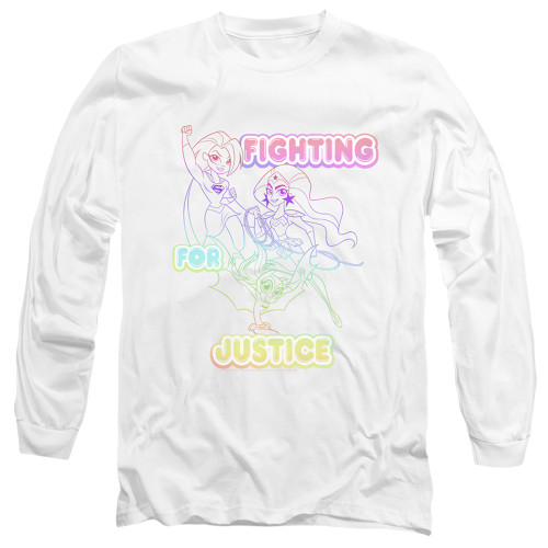 Image for Justice League of America Long Sleeve T-Shirt - Fighting for Justice