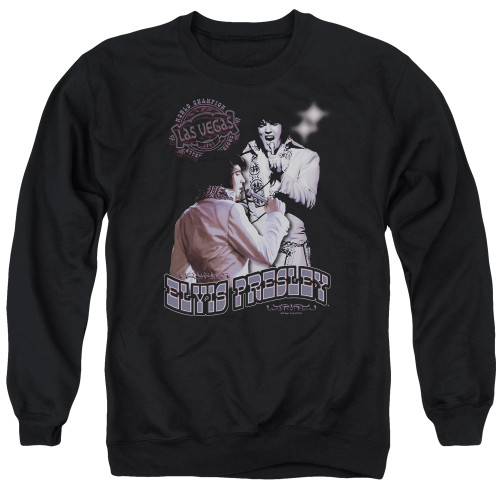 Image for Elvis Presley Crewneck - Violet Vegas