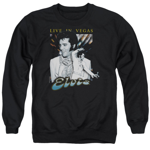 Image for Elvis Presley Crewneck - Live in Vegas