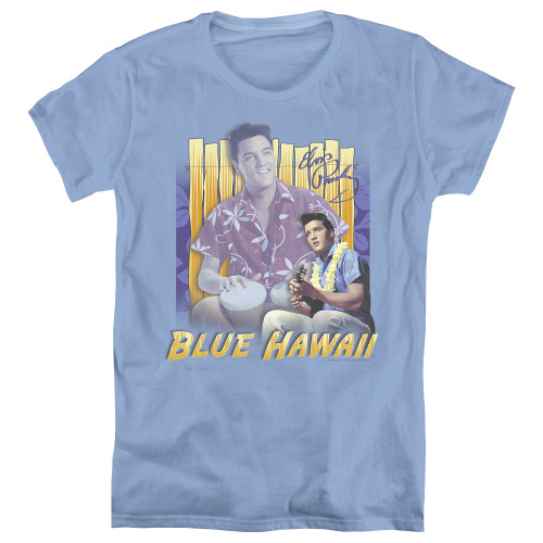 Image for Elvis Presley Woman's T-Shirt - Blue Hawaii