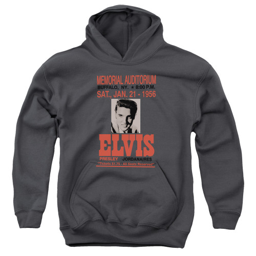 Image for Elvis Presley Youth Hoodie - Buffalo 1956