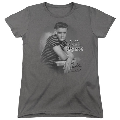 Image for Elvis Presley Woman's T-Shirt - Trouble