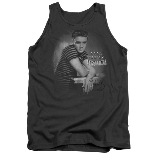 Image for Elvis Presley Tank Top - Trouble