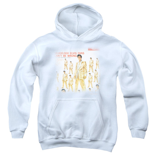 Image for Elvis Presley Youth Hoodie - 50 Million Fans