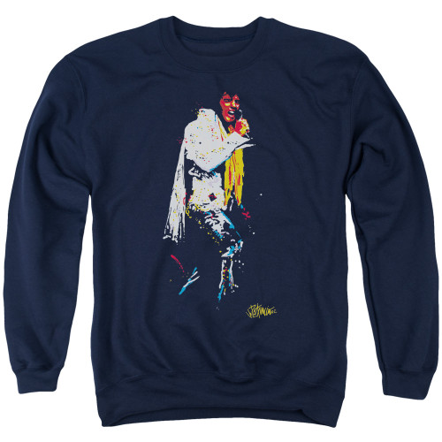 Image for Elvis Presley Crewneck - Yellow Scarf