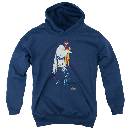 Image for Elvis Presley Youth Hoodie - Yellow Scarf
