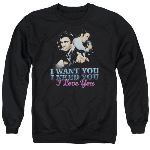 Image for Elvis Presley Crewneck - I Want You