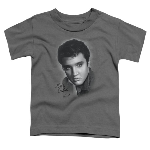 Image for Elvis Presley Toddler T-Shirt - Grey Portrait