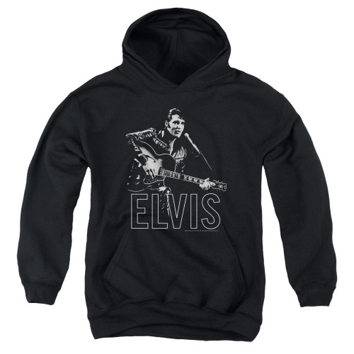 Image for Elvis Presley Youth Hoodie - Guitar in Hand