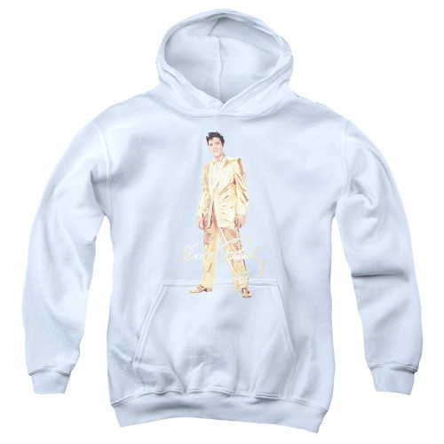 Image for Elvis Presley Youth Hoodie - Gold Lame Suit