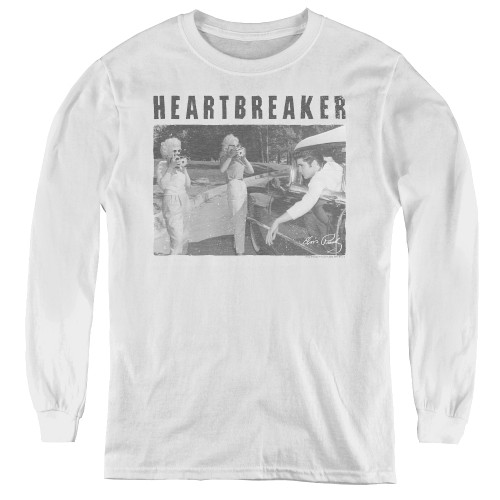 Image for Elvis Presley Youth Long Sleeve T-Shirt - Heartbreaker