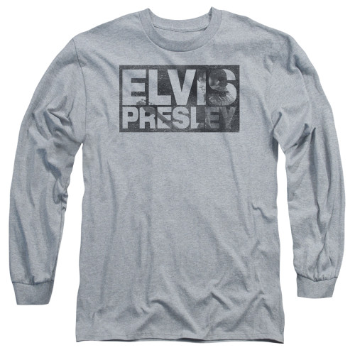 Image for Elvis Presley Long Sleeve T-Shirt - Block Letters