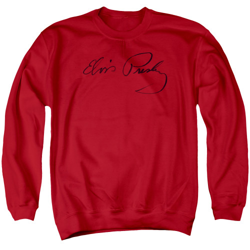 Image for Elvis Presley Crewneck - Signature Sketch