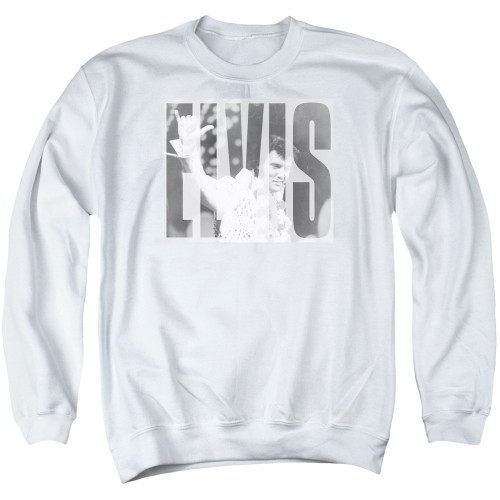 Image for Elvis Presley Crewneck - Aloha Gray