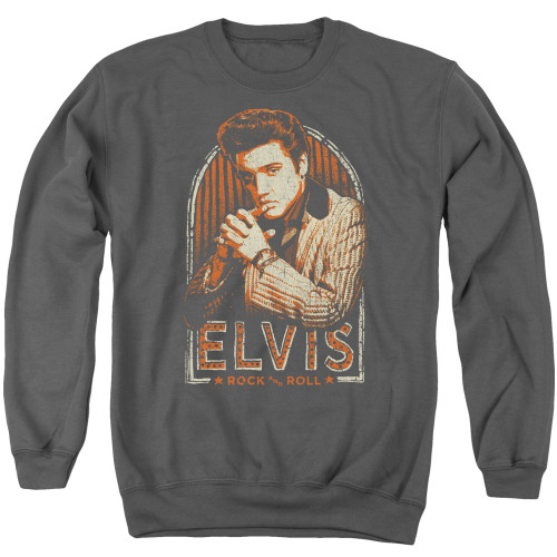 Image for Elvis Presley Crewneck - Stripes