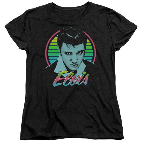 Image for Elvis Presley Woman's T-Shirt - Neon King