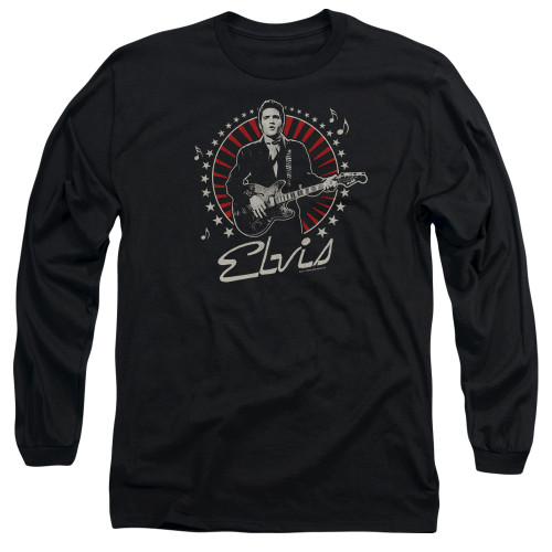 Image for Elvis Presley Long Sleeve T-Shirt - Stars