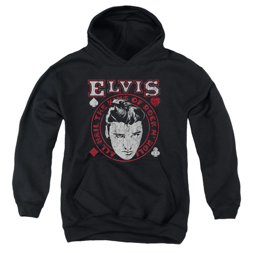 Image for Elvis Presley Youth Hoodie - Hail the King