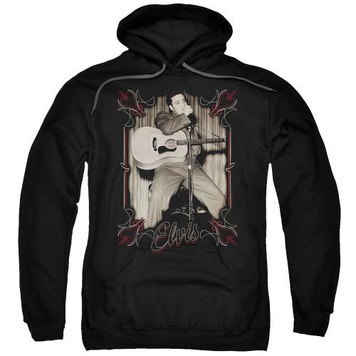 Image for Elvis Presley Hoodie - Elvis Pinstripes