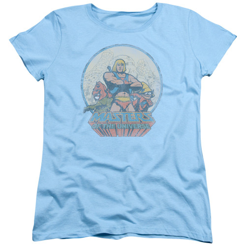 Image for Masters of the Universe Woman's T-Shirt - He Man and Crew