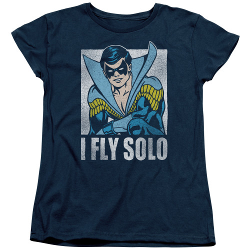 Image for Nightwing Woman's T-Shirt - Fly Solo