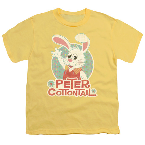 Image for Here Comes Peter Cotton Tail Youth T-Shirt - Peter Wave