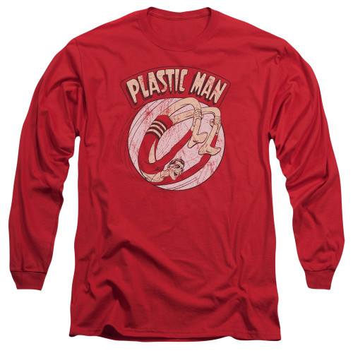 Image for Plastic Man Long Sleeve T-Shirt - Bounce
