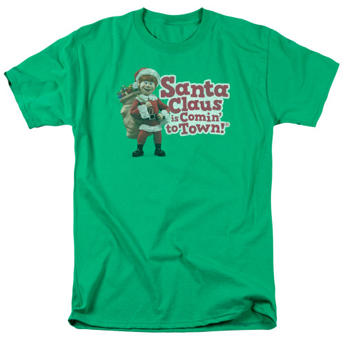 Image for Santa Claus is Coming to Town T-Shirt - Santa Logo