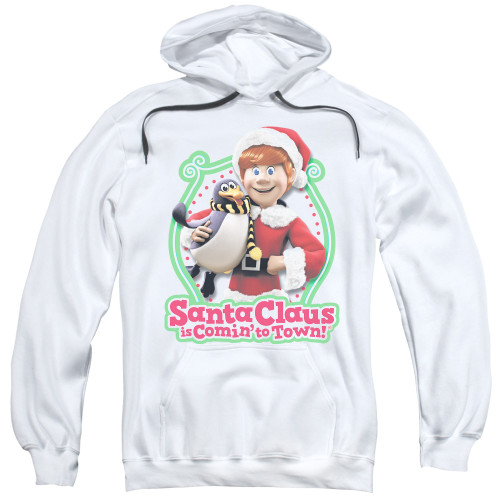 Image for Santa Claus is Coming to Town Hoodie - Penguin