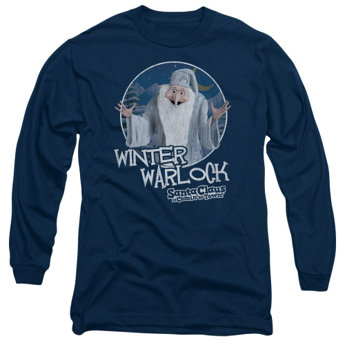 Image for Santa Claus is Coming to Town Long Sleeve T-Shirt - Winter Warlock