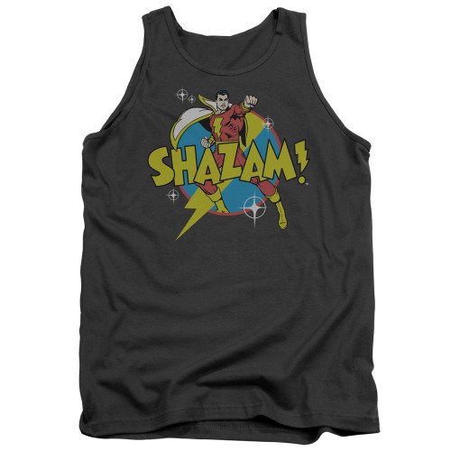 Image for Shazam Tank Top - Power Bolt on Charcoal