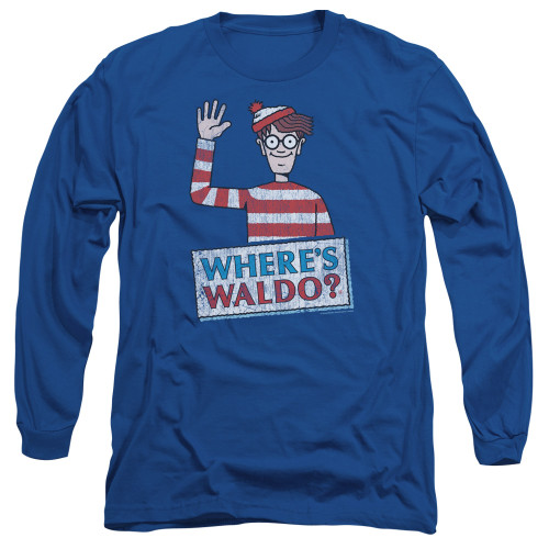 Image for Where's Waldo Long Sleeve T-Shirt - Waldo Wave