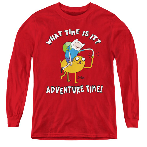 Image for Adventure Time Youth Long Sleeve T-Shirt - Ride Bump