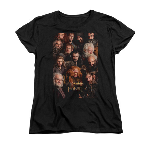 The Hobbit Woman's T-Shirt - Dwarves Poster