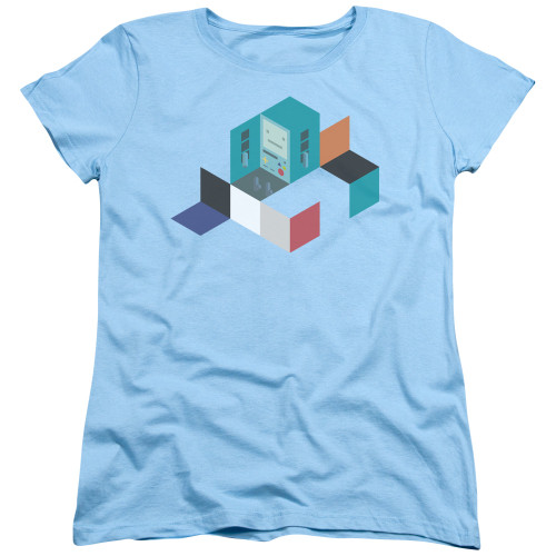 Image for Adventure Time Woman's T-Shirt - BMO Blocks