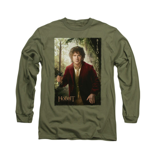 The Hobbit Long Sleeve T-Shirt - Bilbo Poster