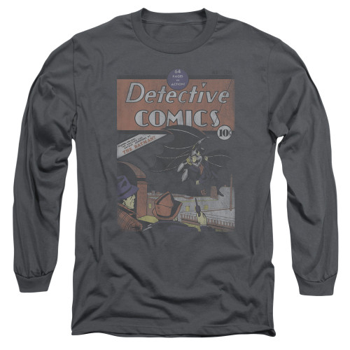 Image for Batman Long Sleeve T-Shirt - Detective #27 Distressed